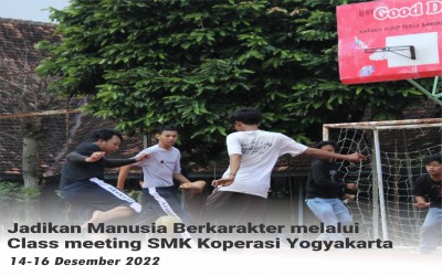 Jadikan Manusia Berkarakter melalui  Class meeting SMK Koperasi Yogyakarta