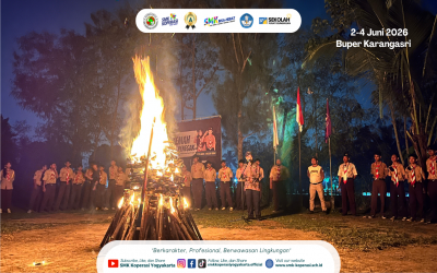 Tumbuhkan Jiwa Kepemimpinan dan Kemandirian, SMK Koperasi Yogyakarta Gelar Kemah Gema Penegak 2026 di Buper Karangasri